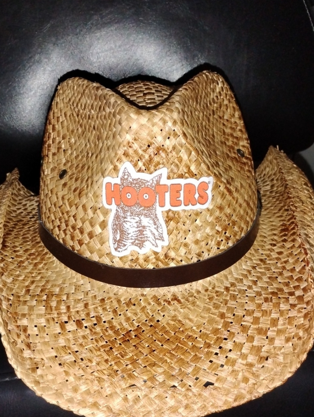 Cowboy Hat with Orange Logo
